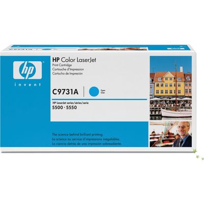 645A cyaan LaserJet tonercartridge (C9731A) Toner