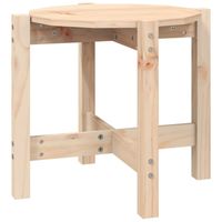 vidaXL Salontafel Ø 52,5x45 cm massief grenenhout