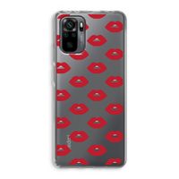 Lips: Xiaomi Redmi Note 10 Pro Transparant Hoesje