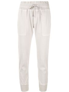 James Perse pantalon à taille à lien de resserrage - Blanc