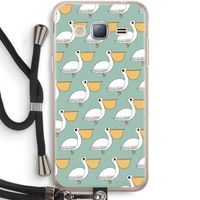 Pelican: Samsung Galaxy J3 (2016) Transparant Hoesje met koord