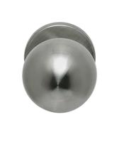 Voordeurknop ENTRO rvs mat ø50mm op rozet