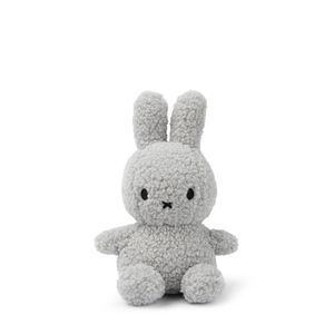 Miffy Sitting Teddy Light Grey - 23 cm - 9'' - 100% recycled
