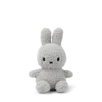 Miffy Sitting Teddy Light Grey - 23 cm - 9'' - 100% recycled - thumbnail