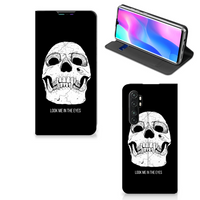 Mobiel BookCase Xiaomi Mi Note 10 Lite Skull Eyes