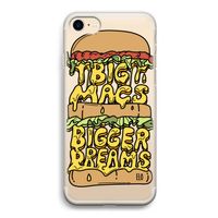 Big Macs Bigger Dreams: iPhone 7 Transparant Hoesje