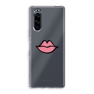 Kusje: Sony Xperia 5 Transparant Hoesje
