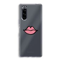 Kusje: Sony Xperia 5 Transparant Hoesje