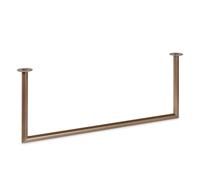 Kledingroede brons u-vorm Ø32 mm - per meter