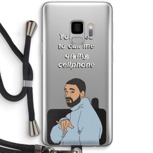 Hotline bling: Samsung Galaxy S9 Transparant Hoesje met koord
