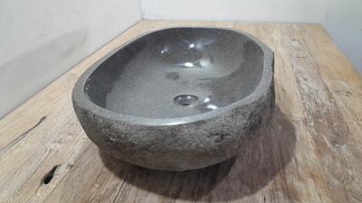 Riviersteen waskom RXL250349, 63x42x15 cm