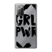 Girl Power #2: Samsung Galaxy Note 20 / Note 20 5G Transparant Hoesje