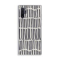 Moroccan stripes: Samsung Galaxy Note 10 Plus Transparant Hoesje