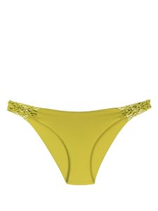 Fisico bas de bikini à détails tressés - Vert