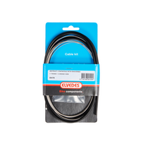 Elvedes Cable Systems BV Versnellingskabelset 3/7-speed elvedes nexus 1700 / 2250 mm rvs - zwart (op kaart)