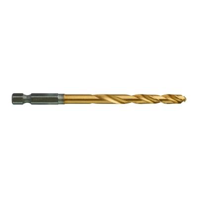 Milwaukee Metaalboor Shockwave HSS-G TiN Red Hex 6 x 105 mm VE=1 - 48894714