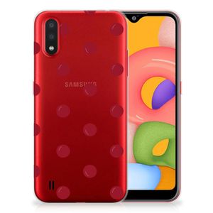 Samsung Galaxy A01 Siliconen Case Cherries