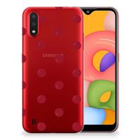 Samsung Galaxy A01 Siliconen Case Cherries - thumbnail