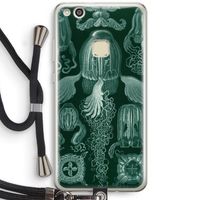 Haeckel Cubomedusae: Huawei Ascend P10 Lite Transparant Hoesje met koord