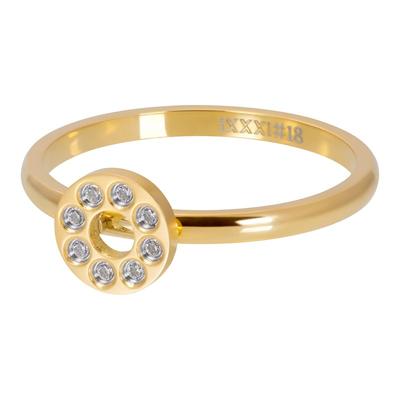 iXXXi Vulring Flat Circles Crystal Stone Goud