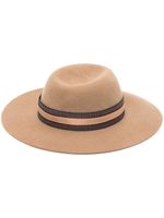 Tommy Hilfiger chapeau en laine à plaque logo - Marron - thumbnail