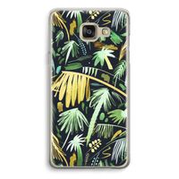 Tropical Palms Dark: Samsung Galaxy A5 (2016) Transparant Hoesje