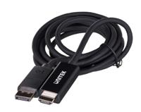 UNITEK KABEL DisplayPort 1.2, HDMI, 4K@60HZ, 1,8M, V1608A