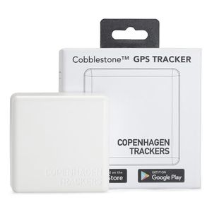 Copenhagen Trackers Cobblestone GPS-tracker Voertuigtracker Wit