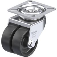 Blickle LDA-POA 50G Dubbel zwenkwiel Wieldiameter: 50 mm Draagvermogen (max.): 80 kg 1 stuk(s)