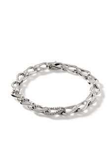 John Hardy bracelet en argent sterling pavé de diamants