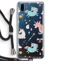 Fantasiewereld: Huawei P20 Transparant Hoesje met koord
