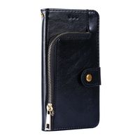 Xiaomi Mi 11 hoesje - Bookcase - Koord - Pasjeshouder - Portemonnee - Rits - Kunstleer - Zwart