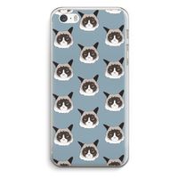 It's a Purrr Case: iPhone 5 / 5S / SE Transparant Hoesje