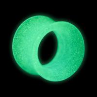 "Glow in the Dark" Double Flared Tunnel Silicone Tunnels & Plugs