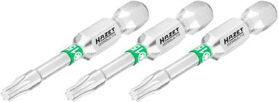 HAZET Bit 2223NSLG-T15/3 · 1/4 inch (6,3 mm) zeskant massief · Binnen-TORX®-profiel · 3-delig · SW T15