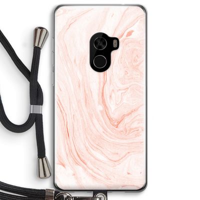 Peach bath: Xiaomi Mi Mix 2 Transparant Hoesje met koord