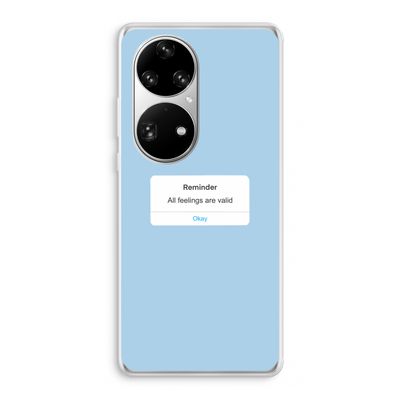 Reminder: Huawei P50 Pro Transparant Hoesje