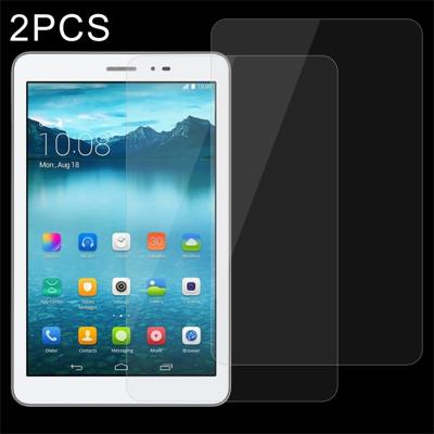 2 stuks 8 inch universele 0.4mm 9H oppervlakte hardheid getemperd glas Screen Protector