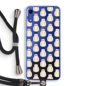 Uilen: Honor Play 8A Transparant Hoesje met koord