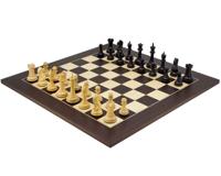 Oxford Serie Zwart en Wenge Schaakset