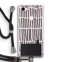 Moroccan stripes: Pixel 3 Transparant Hoesje met koord