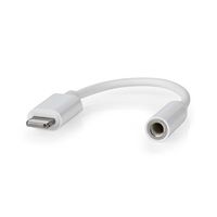 Nedis CCGB39950WT01 adapter Apple Lightning 8-pins - 3.5 mm female 0.10 m - thumbnail