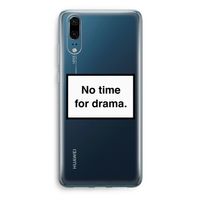 No drama: Huawei P20 Transparant Hoesje