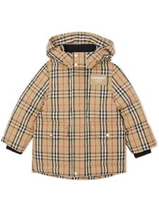 Burberry Kids doudoune à motif Vintage Check - Tons neutres