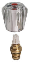 Cornat kraanbovenstuk acryl 1/2 rood ac - tec302501