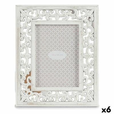 Fotolijsten Hout Wit 22 x 27 x 1 cm (6 Stuks)