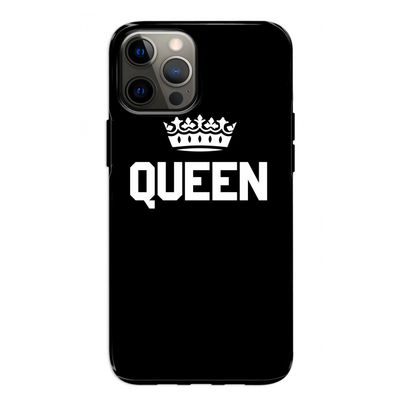 Queen zwart: iPhone 12 Tough Case