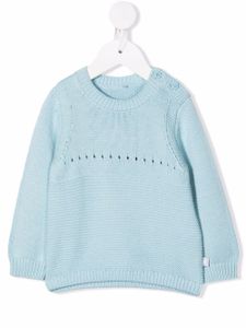 Stella McCartney Kids pull en maille épaisse - Bleu