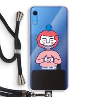 Hartje: Huawei Y6s Transparant Hoesje met koord