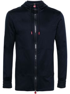 Kiton hoodie Umbi à fermeture zippée - Bleu